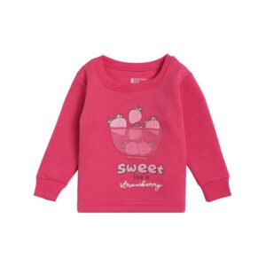 Kuchipoo Girls Full Sleeves Regular Fit Cotton T-Shirt
